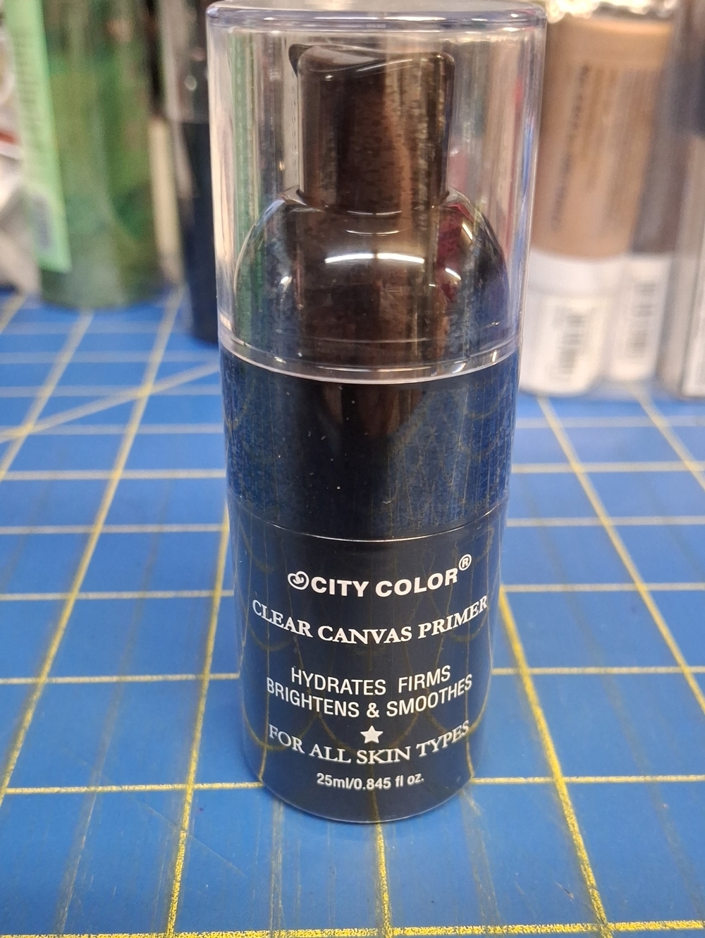 City Color Clear Canvas Primer 25ml New Sealed Pump Bottle